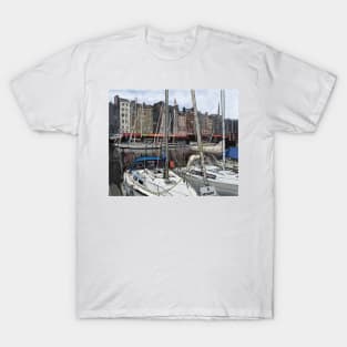 Honfleur France harbor T-Shirt